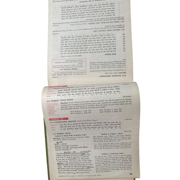1962 20th Century Typing Course 8th edition - Picture 4 of 6